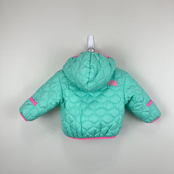 The North Face Girls Reversible Perrito Jacket 0-3 Months - Picture 10 of 12